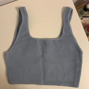 Aritzia/Babaton Sculpt Knit Squareneck Cropped Tank